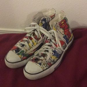 super hero comic book converse